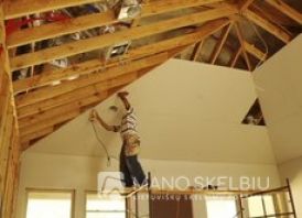 Gipso plokščių montavimo darbai